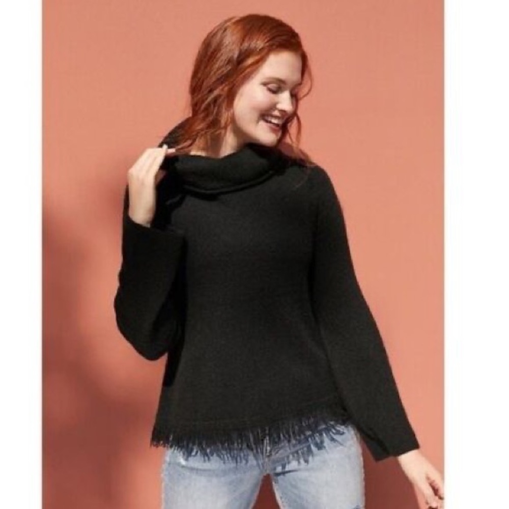 Anthropologie akemi+kin Aruna Turtleneck Tunic Sweater Size M